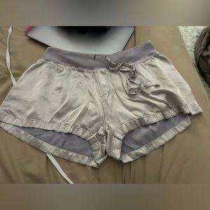 PJ Harlow silk pajama shorts
